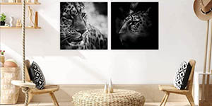 Quadro in tela Leopard