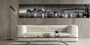 Quadro in tela New York grey