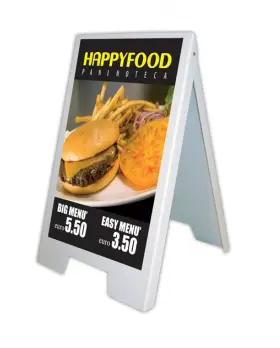 Cavalletto Display PVC 60x80 cm bifacciale