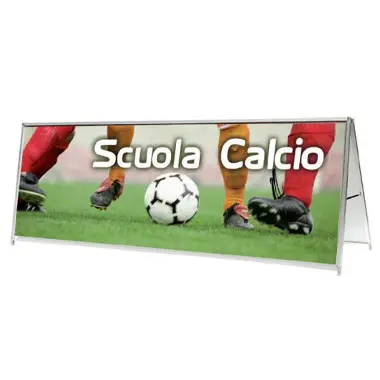 Bordocampo in alluminio 300x100 cm 