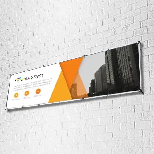 Banner con cornice in alluminio 200x100 cm 