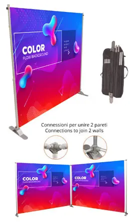 Parete modulare 200x200 cm