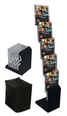 Porta depliant plexi elegance