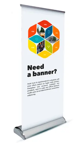 Roll-up deluxe cromo 100x200 cm 