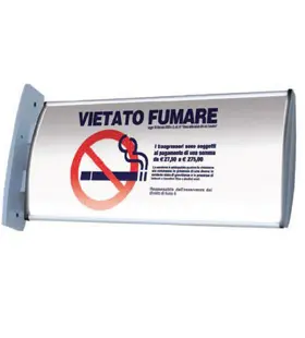 Targa Delta Bifacciale a bandiera 12x15cm 