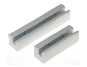 Staffa alluminio argento L 80 mm