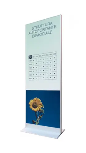 Totem Hi Tech 60x200 cm con pannello frontale