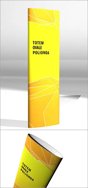 Totem ovale 100x200