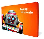 Display Pop-up Lineare in tessuto