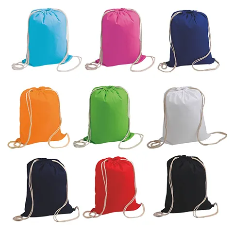 Zaino a sacca in Cotone 130gr Logan
