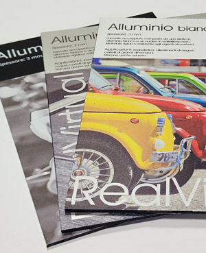 stampa pannello in alluminio