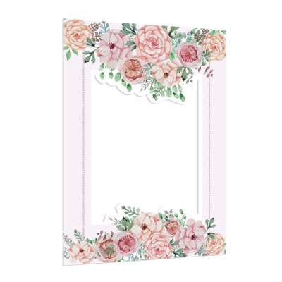 CORNICE PER SELFIE FESTA DI COMPLEANNO VARI COLORI 57x55 - Kreashop