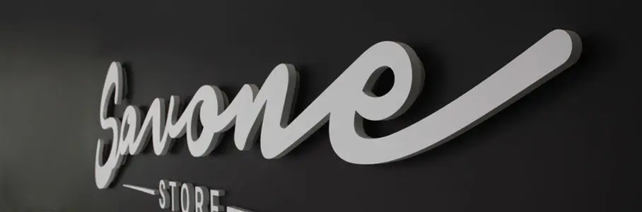 Logo 3D per insegna in forex 19 mm